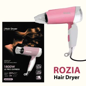Rozia Hair Dryer with Folding Handle
